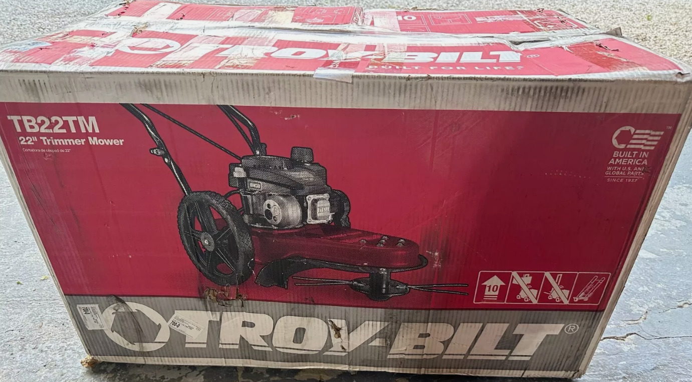 👨‍🌾 Troy-Bilt Walk Behind String Trimmer Mower, TB22TM 22 in. 140 cc Gas Red