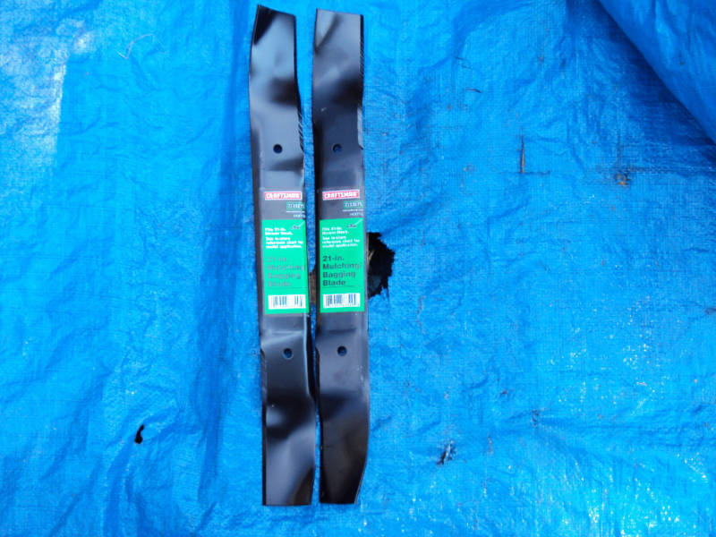 CASE OF 2 CRAFTSMAN 21" LAWN MOWER MULCH / BAG BLADES 406712 532406712 OEM USA