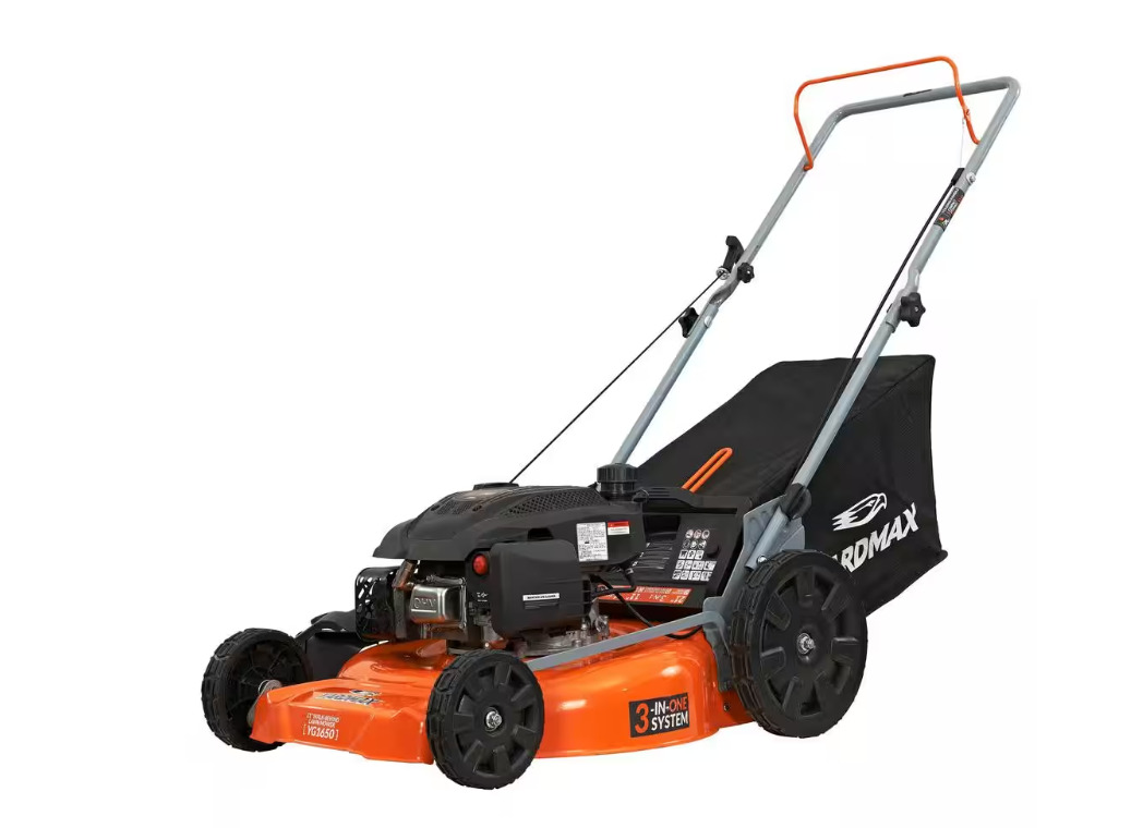 21" 3-in-1 Gas-Powered Push Mower 170cc (YG1650)