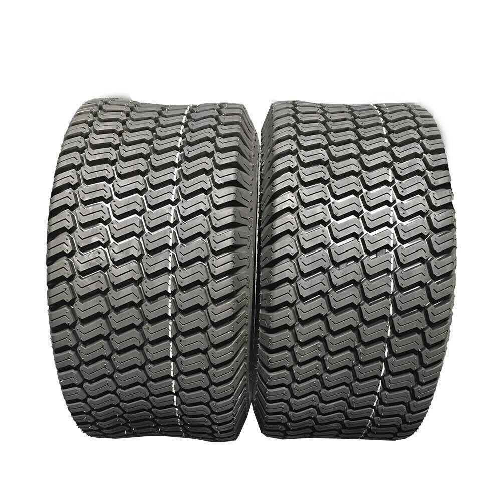Two 22x11.00-10 22x11-10 22x11x10 Lawn Mower Tractor Turf Tires 4 Ply Rated