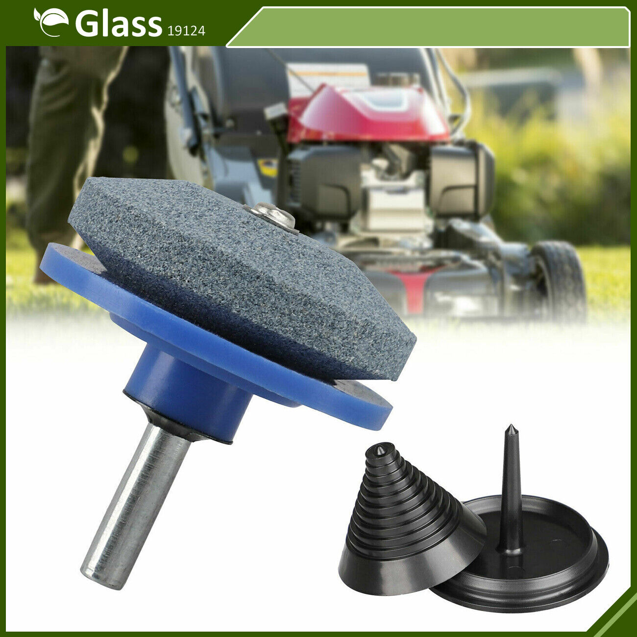 Lawn Mower Blade Balancer Sharpener Set For Lawn Mower Tractor Garden Tools