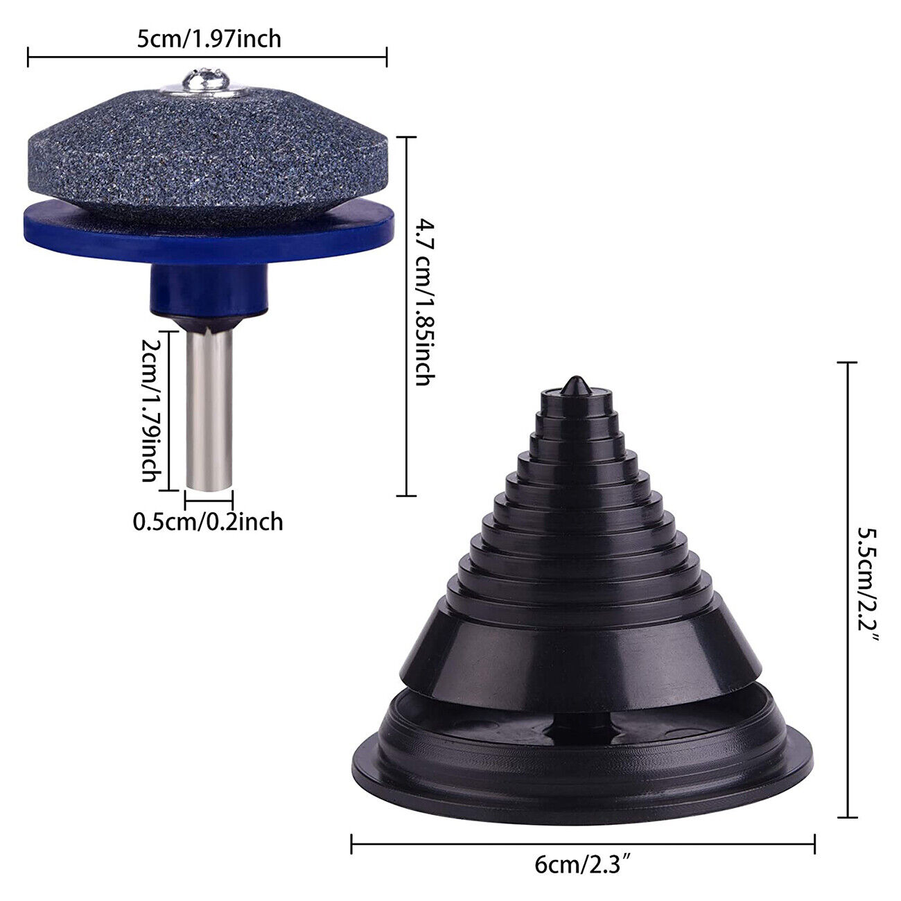 Lawn Mower Blade Balancer Sharpener Set For Lawn Mower Tractor Garden Tools