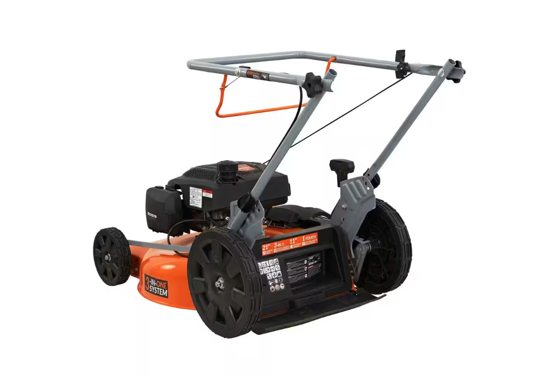 21" 3-in-1 Gas-Powered Push Mower 170cc (YG1650)
