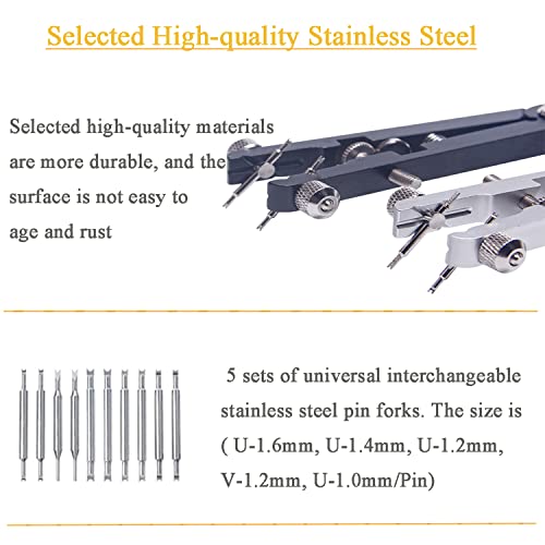 Aokelily Watch Spring Bar Plier Tool Set Kit