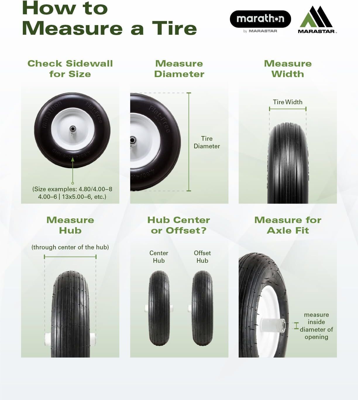 2 Pack 15x6.00-6 Tire and Wheel Assembly Replacement Lawn Mower Front Tires US