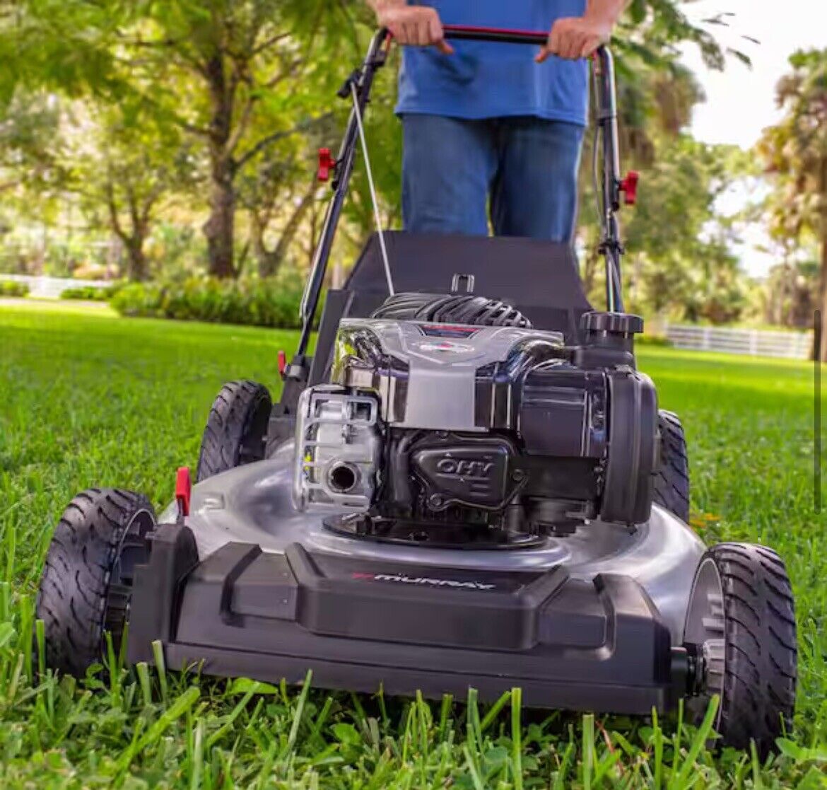 Murray Gas Lawn Mower 140 cc+Adjustable Cutting Height+Foldable Handle+ Mulch