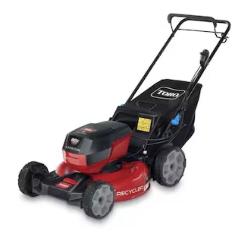 NEW Toro Recycler 21 Inch Deck 60 V Max Push Lawn Mower W/Battery Charger 21323