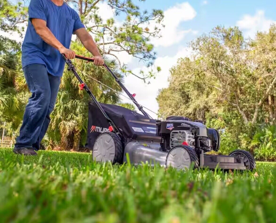 Murray Gas Lawn Mower 140 cc+Adjustable Cutting Height+Foldable Handle+ Mulch