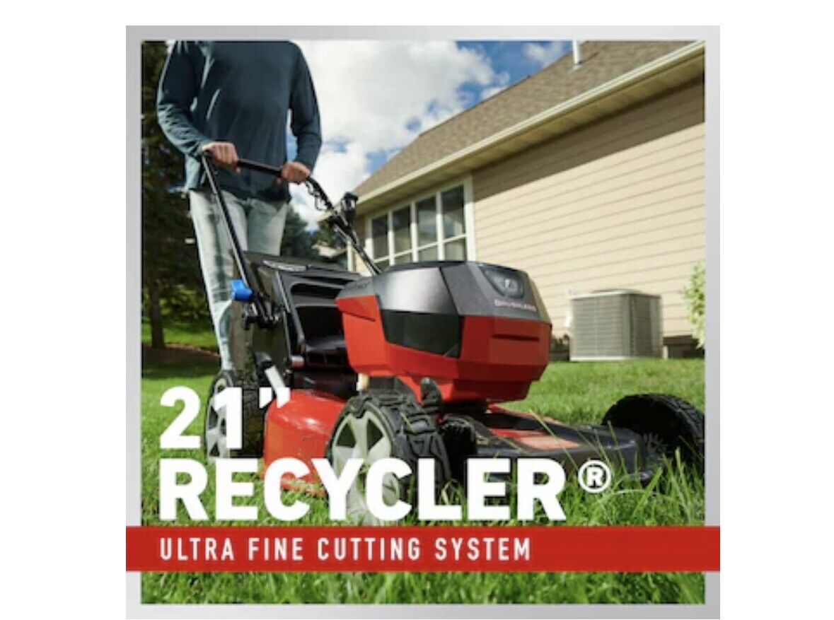 NEW Toro Recycler 21 Inch Deck 60 V Max Push Lawn Mower W/Battery Charger 21323