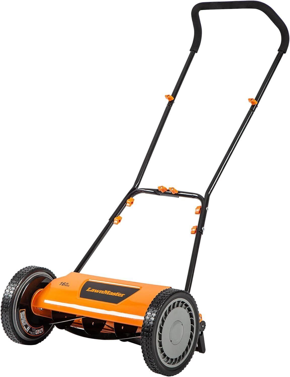 Push Reel Lawn Mower 16-Inch 5-Blade