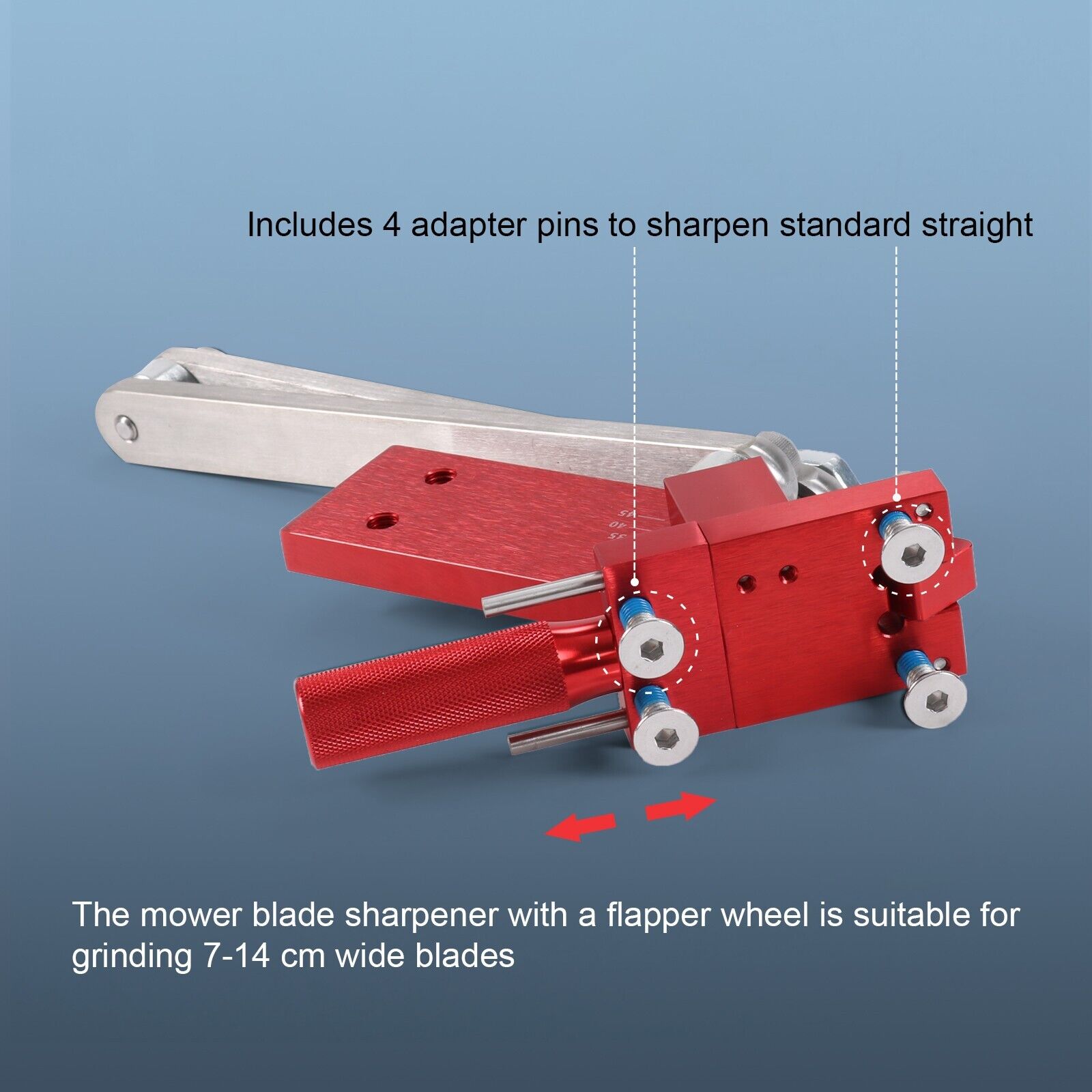 15°-45° Adjustable Lawn Mower Blade Sharpener 5005 for Straight and Standard 
