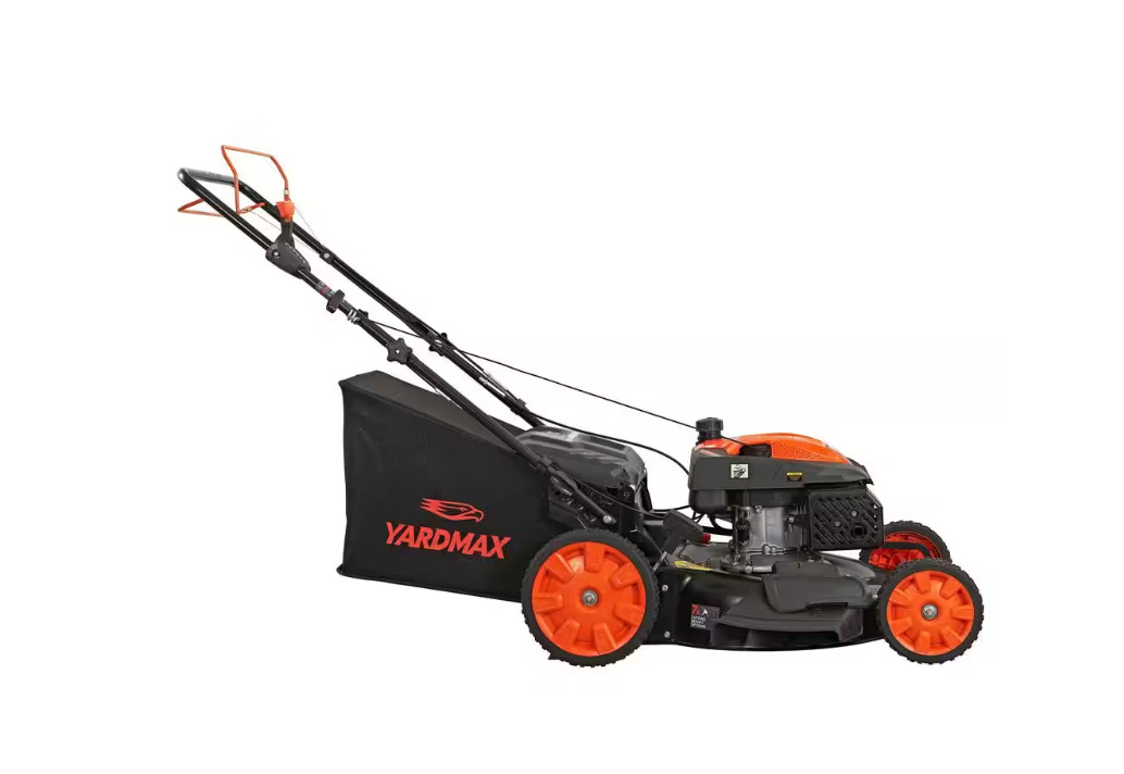 YG2760 2'' 201cc High-Wheel RWD 3-In-1 Gas Walk Behind Lawn Mower