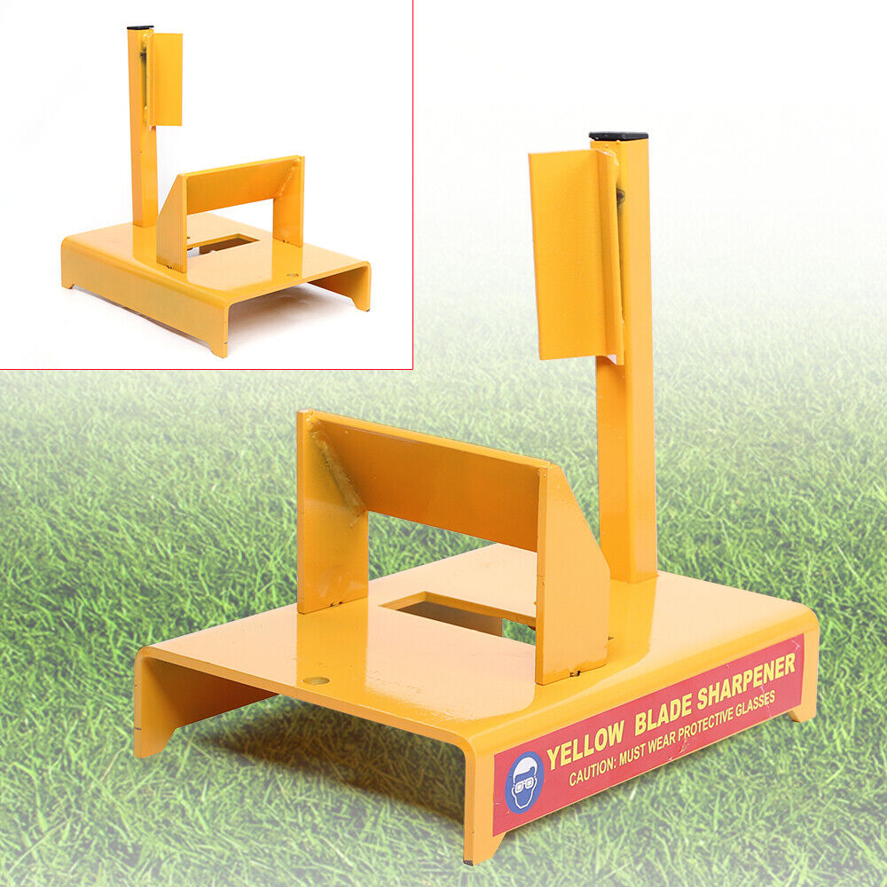 Hornet Lawn Mower Yellow Blade Sharpener Sharpening Tool With Sharpener Blade US