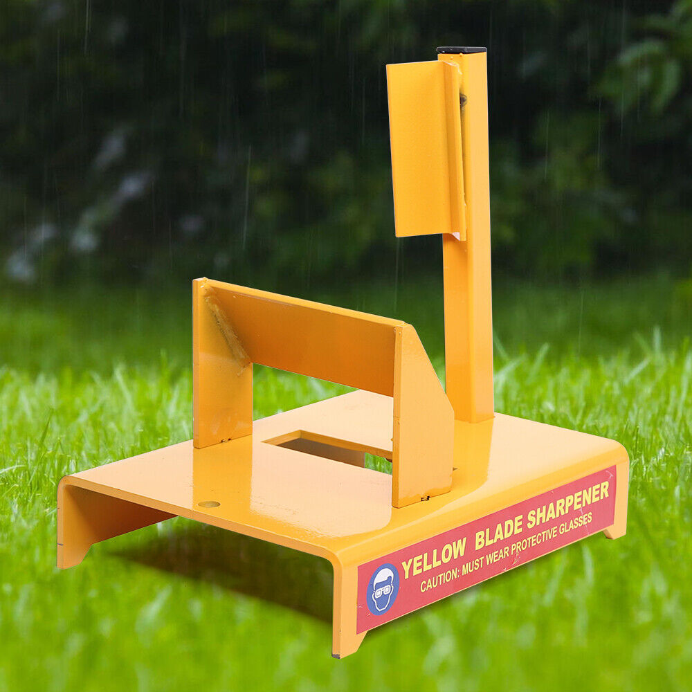Hornet Lawn Mower Yellow Blade Sharpener Sharpening Tool With Sharpener Blade US