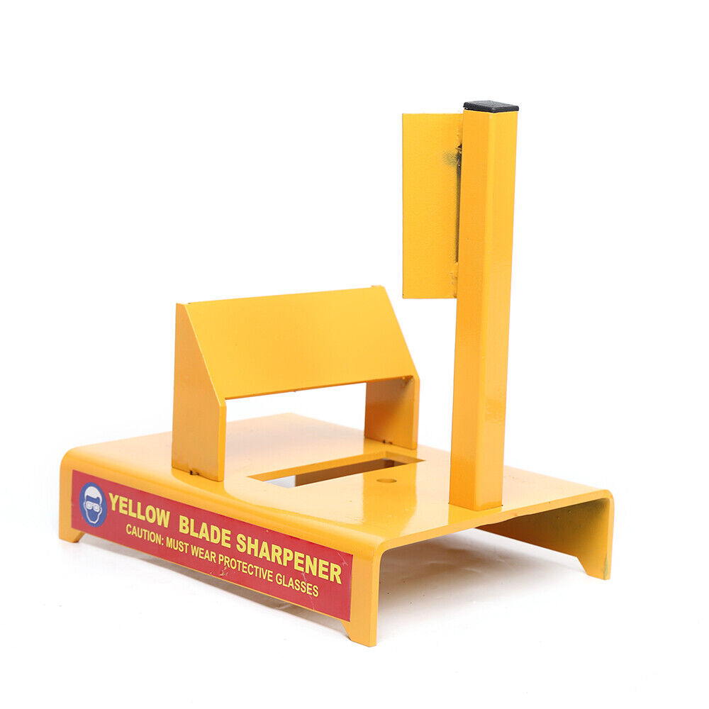 Hornet Lawn Mower Yellow Blade Sharpener Sharpening Tool With Sharpener Blade US