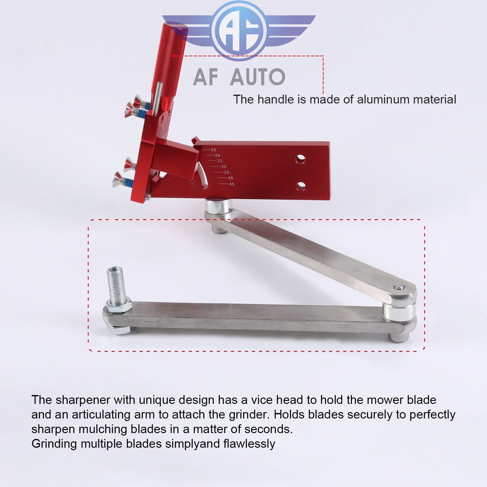 Sharpener 5005 Model Lawn Mower Blade Sharpener for Straight and Standard Blades