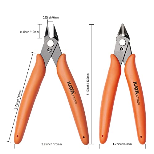 KATA Micro Wire Cutter & Flush Cut Pliers, 5