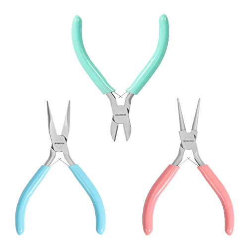 WORKPRO 3 Pack Jewelry Making Tool Kit