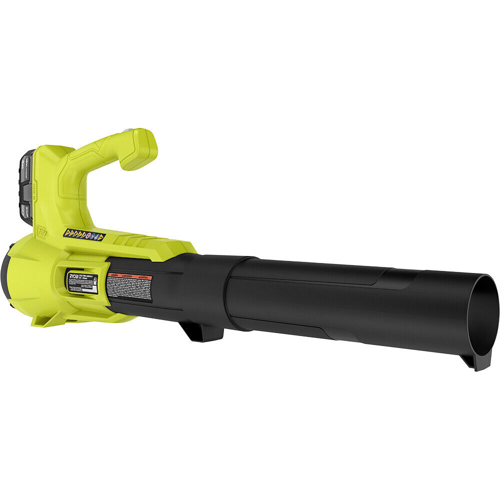 RYOBI  18V 90 MPH 250 CFM Cordless Battery Leaf Blower/Sweeper with 2.0 Ah