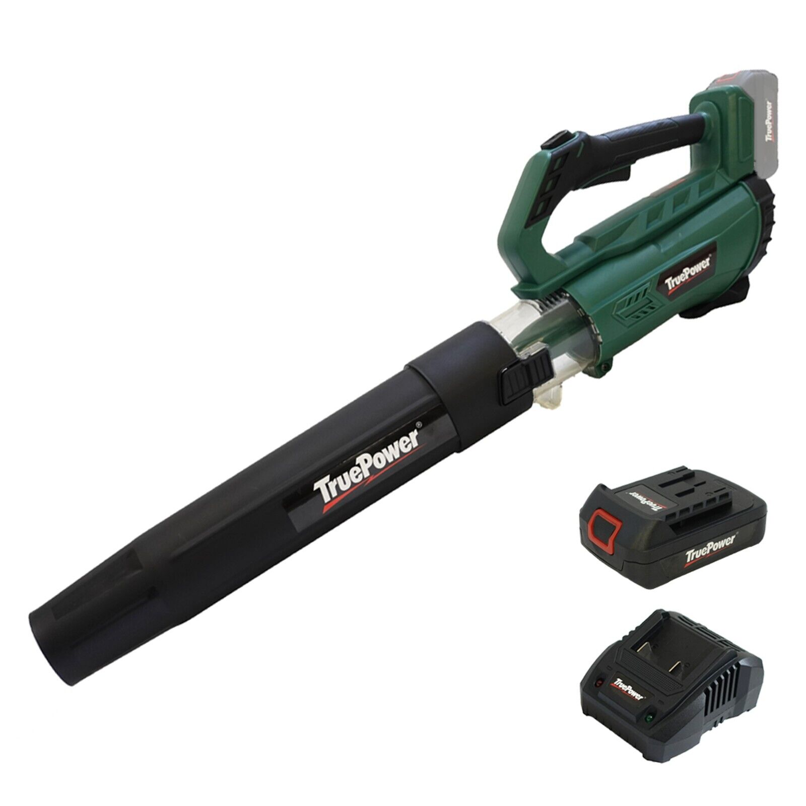 TruePower 20V Leaf Blower Lithium Ion Cordless Electric w/ Battery & Charger