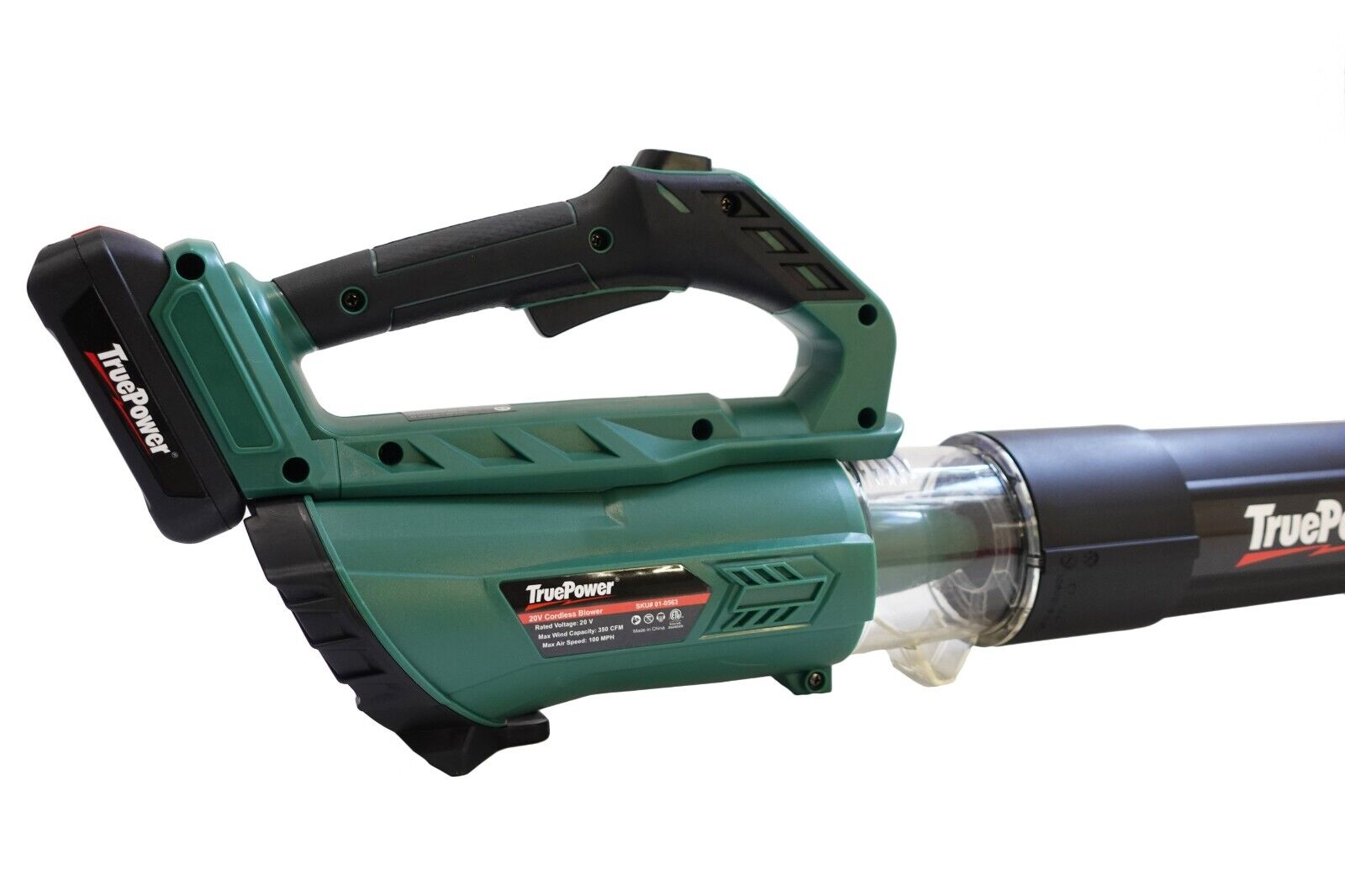 TruePower 20V Leaf Blower Lithium Ion Cordless Electric w/ Battery & Charger
