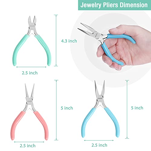 WORKPRO 3 Pack Jewelry Making Tool Kit