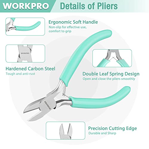 WORKPRO 3 Pack Jewelry Making Tool Kit