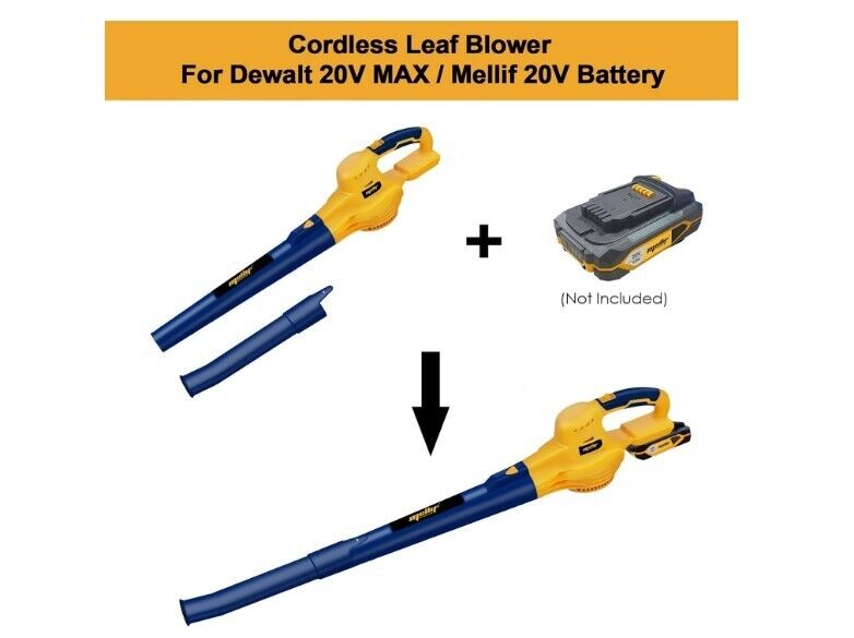 Cordless Leaf Blower for Dewalt 20V max Battery, Handheld Electric Power