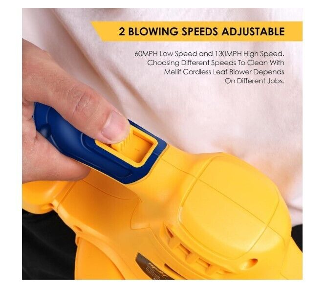 Cordless Leaf Blower for Dewalt 20V max Battery, Handheld Electric Power