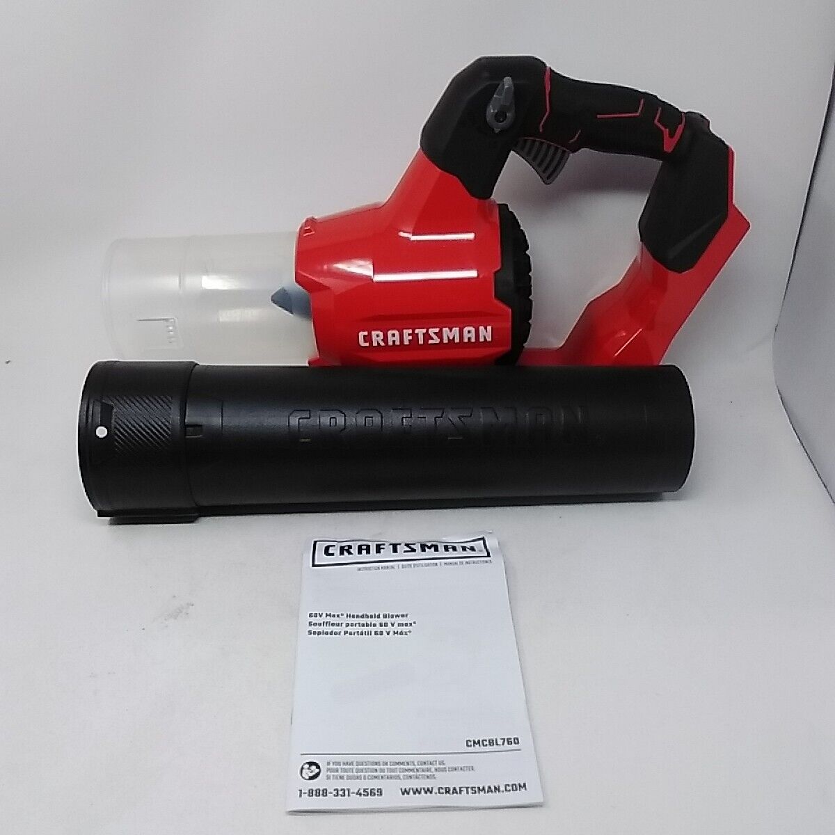 Craftsman V60 Max Brushless Leaf Blower 600CFM 100MPH  CMCBL760  *Tool Only*