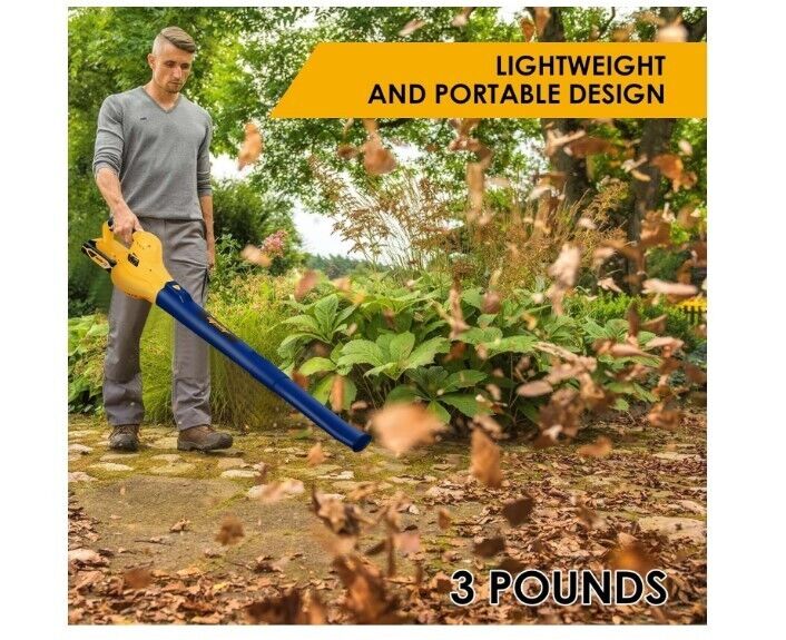 Cordless Leaf Blower for Dewalt 20V max Battery, Handheld Electric Power