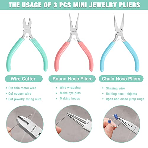 WORKPRO 3 Pack Jewelry Making Tool Kit