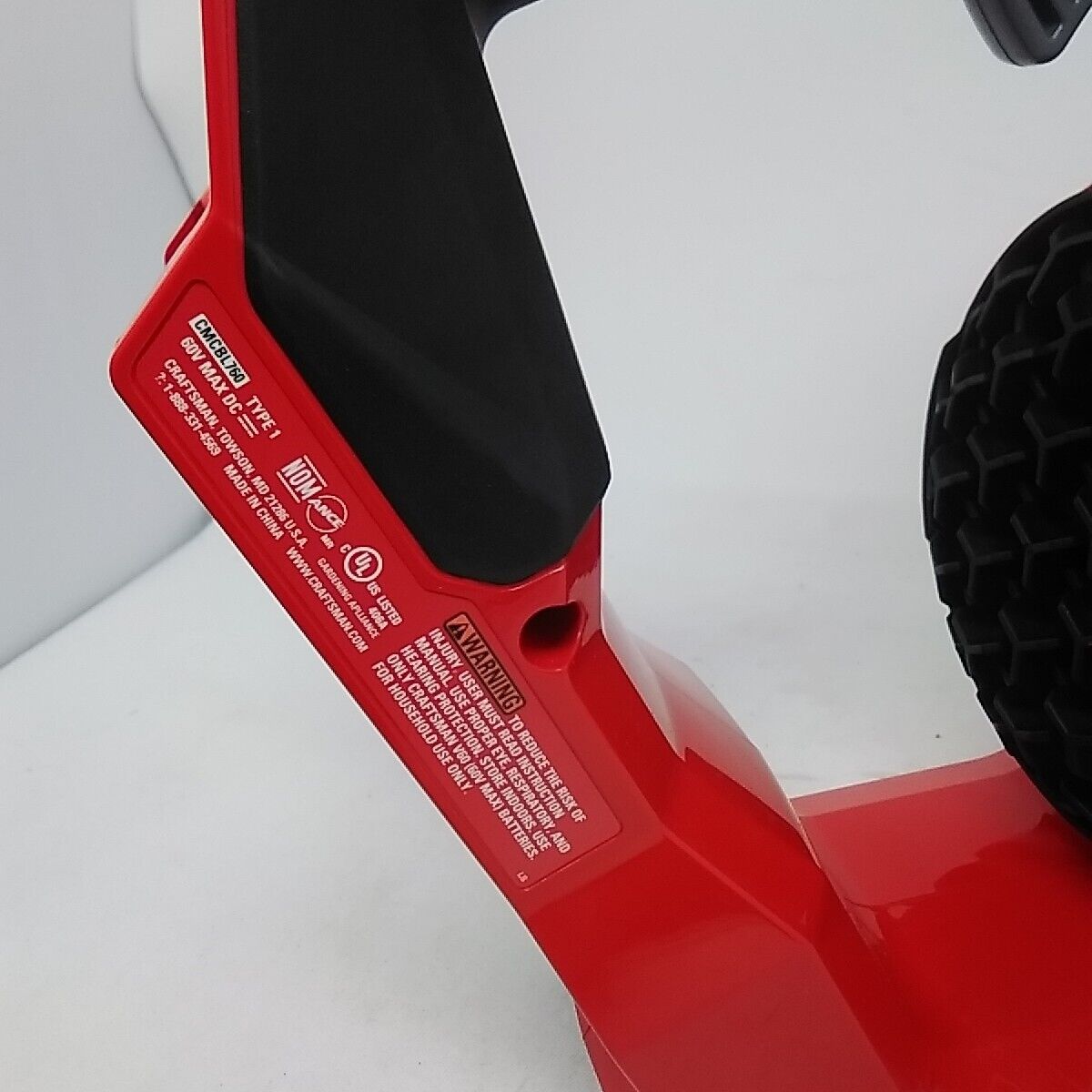 Craftsman V60 Max Brushless Leaf Blower 600CFM 100MPH  CMCBL760  *Tool Only*