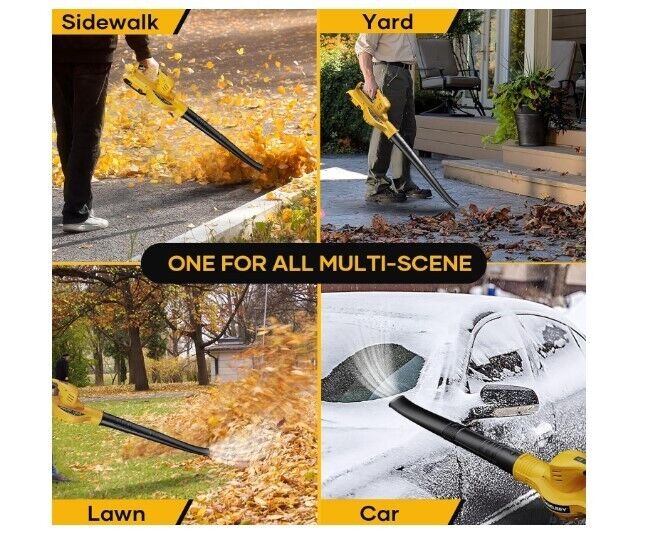 Cordless Leaf Blower for DeWalt 20v Batteries, Electric Leaf Blower Cordless