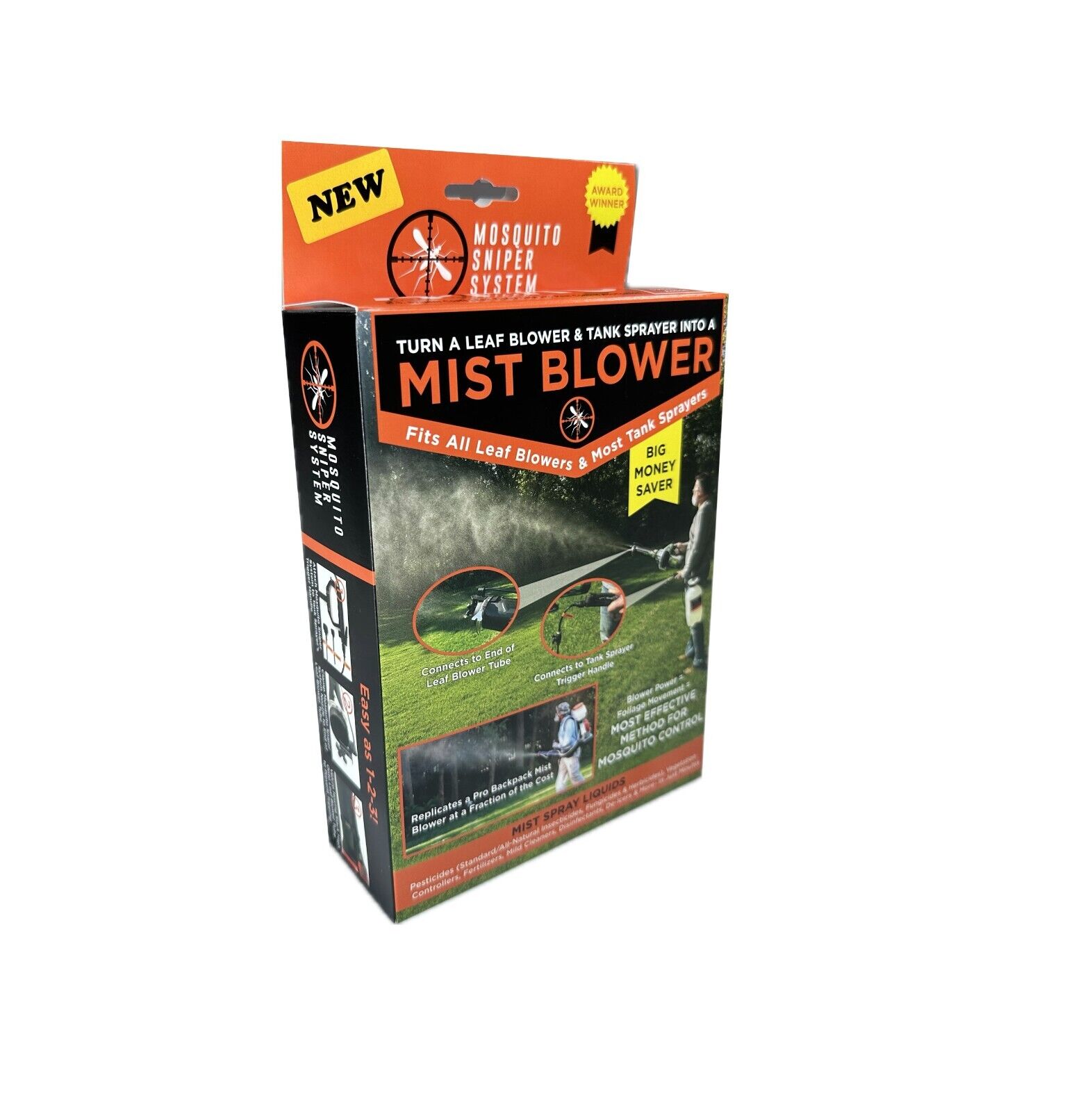 Leaf Blower & Tank Sprayer Mosquito Mist Fogger Pesticides Insecticides System