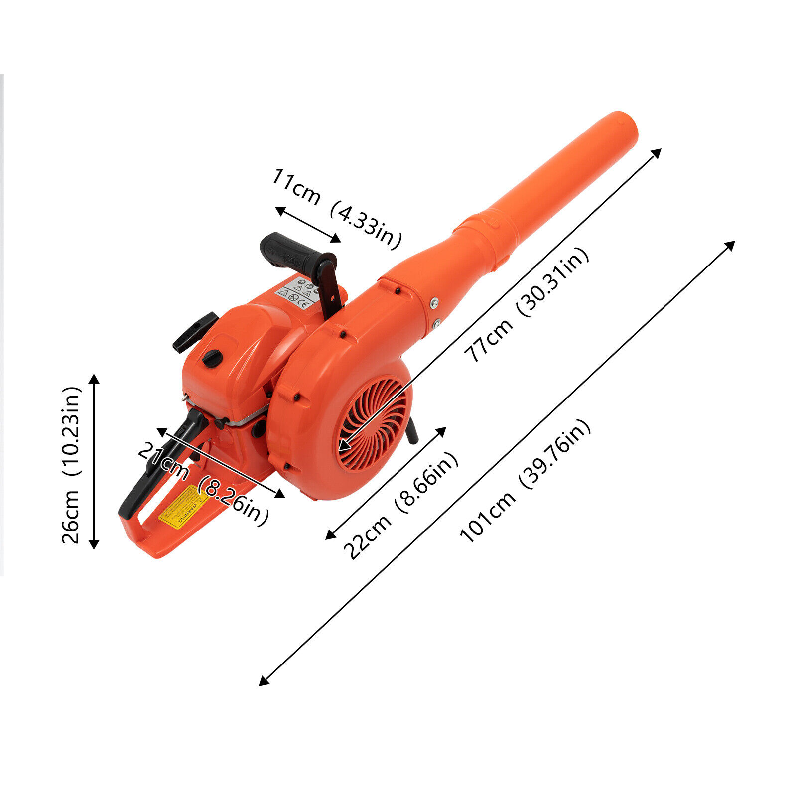 170 MPH 642 CFM 60cc Gas 2-Stroke Handheld Leaf Blower