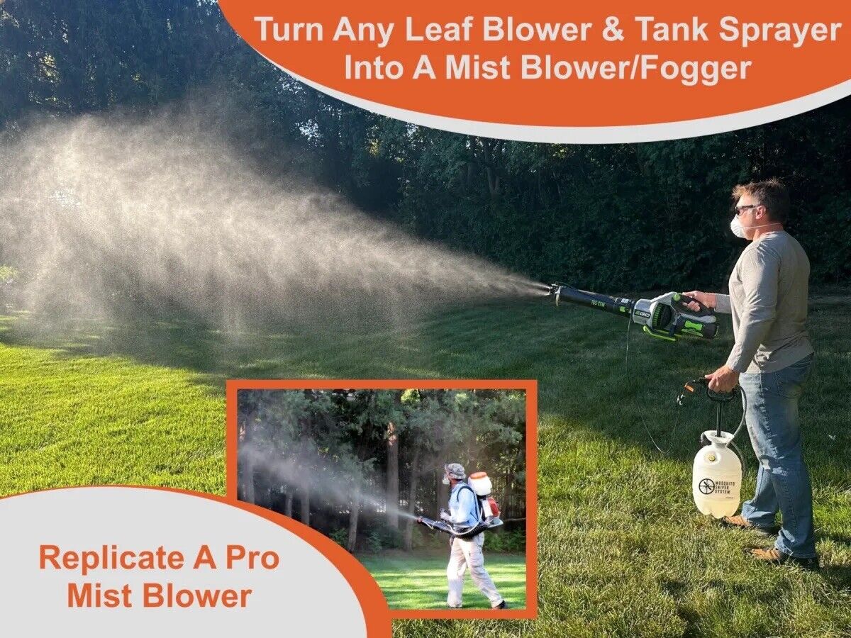 Leaf Blower & Tank Sprayer Mosquito Mist Fogger Pesticides Insecticides System