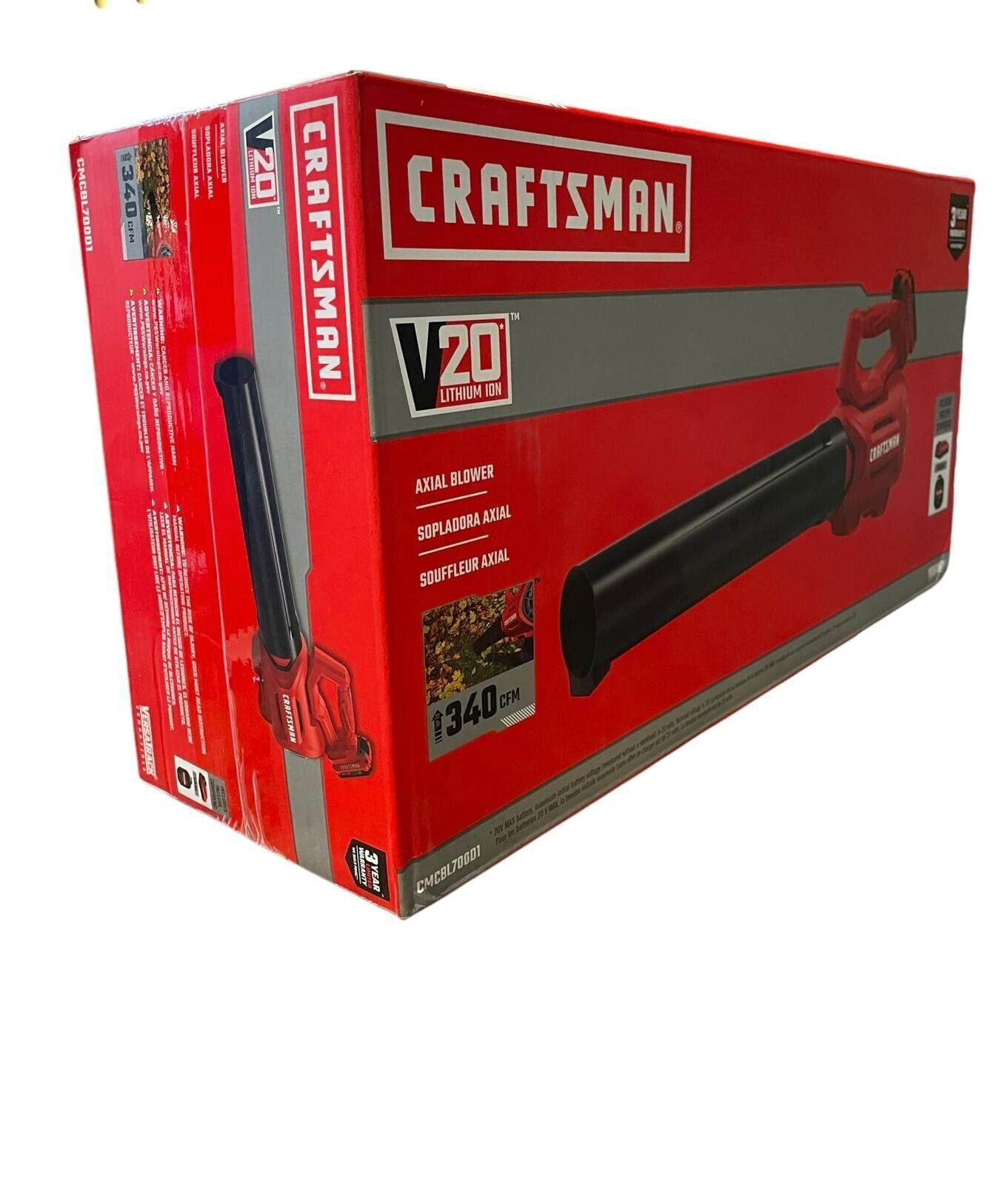 Craftsman 20V MAX* Axial Leaf Blower Kit (CMCBL700D1)