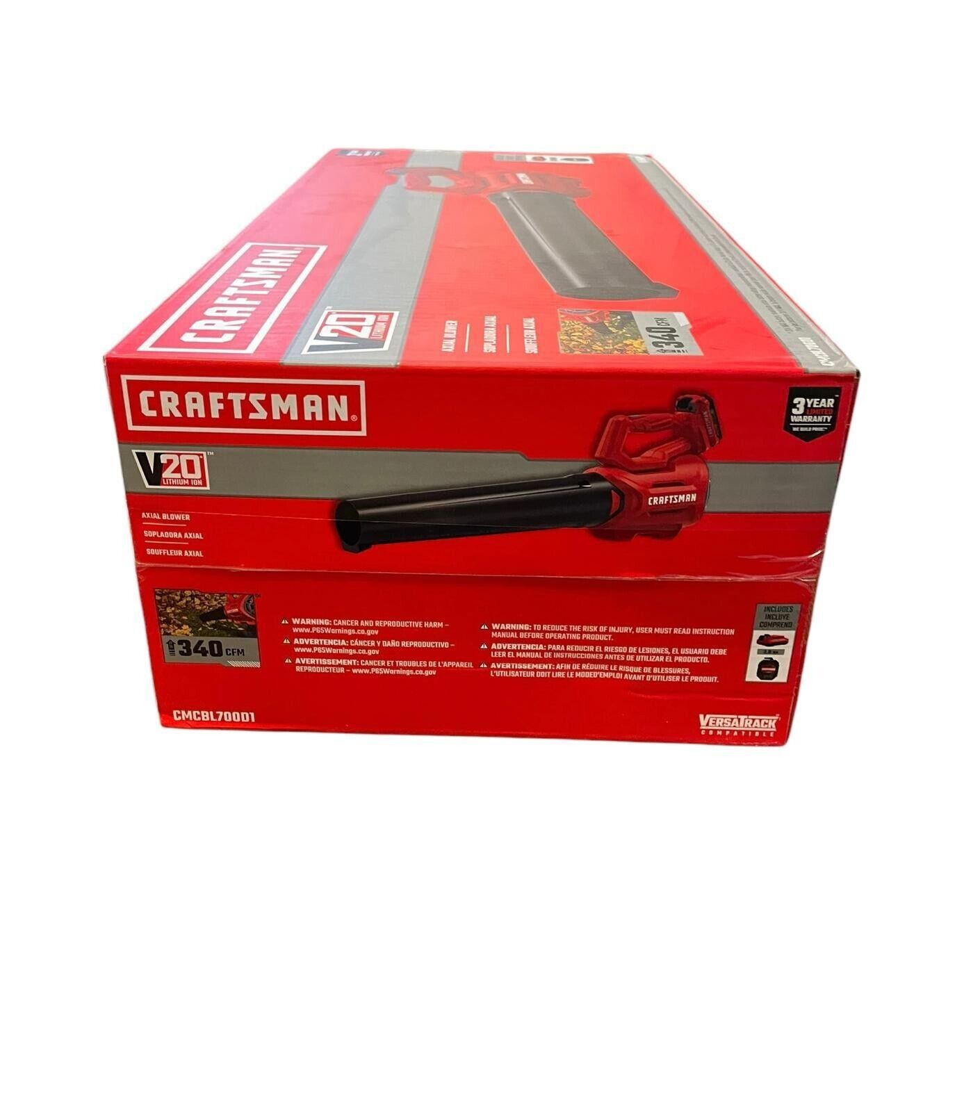 Craftsman 20V MAX* Axial Leaf Blower Kit (CMCBL700D1)