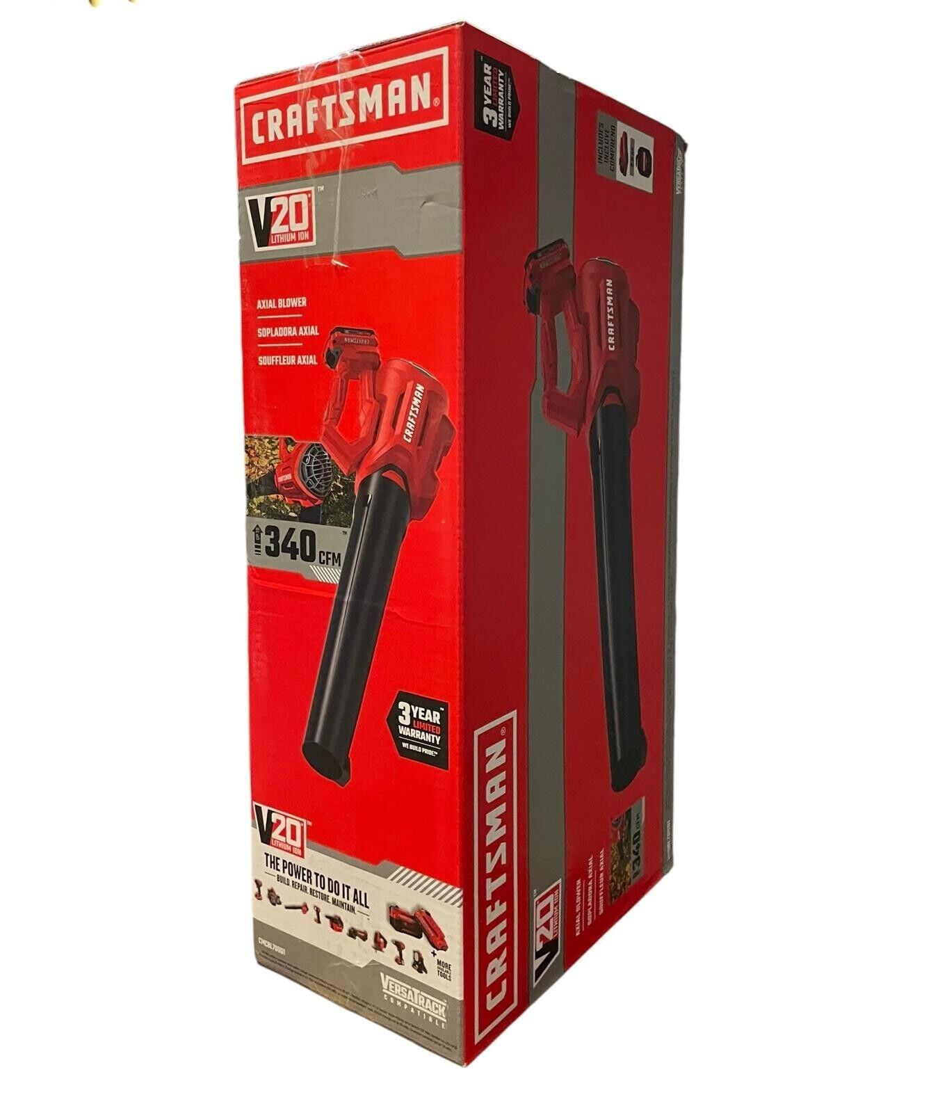 Craftsman 20V MAX* Axial Leaf Blower Kit (CMCBL700D1)