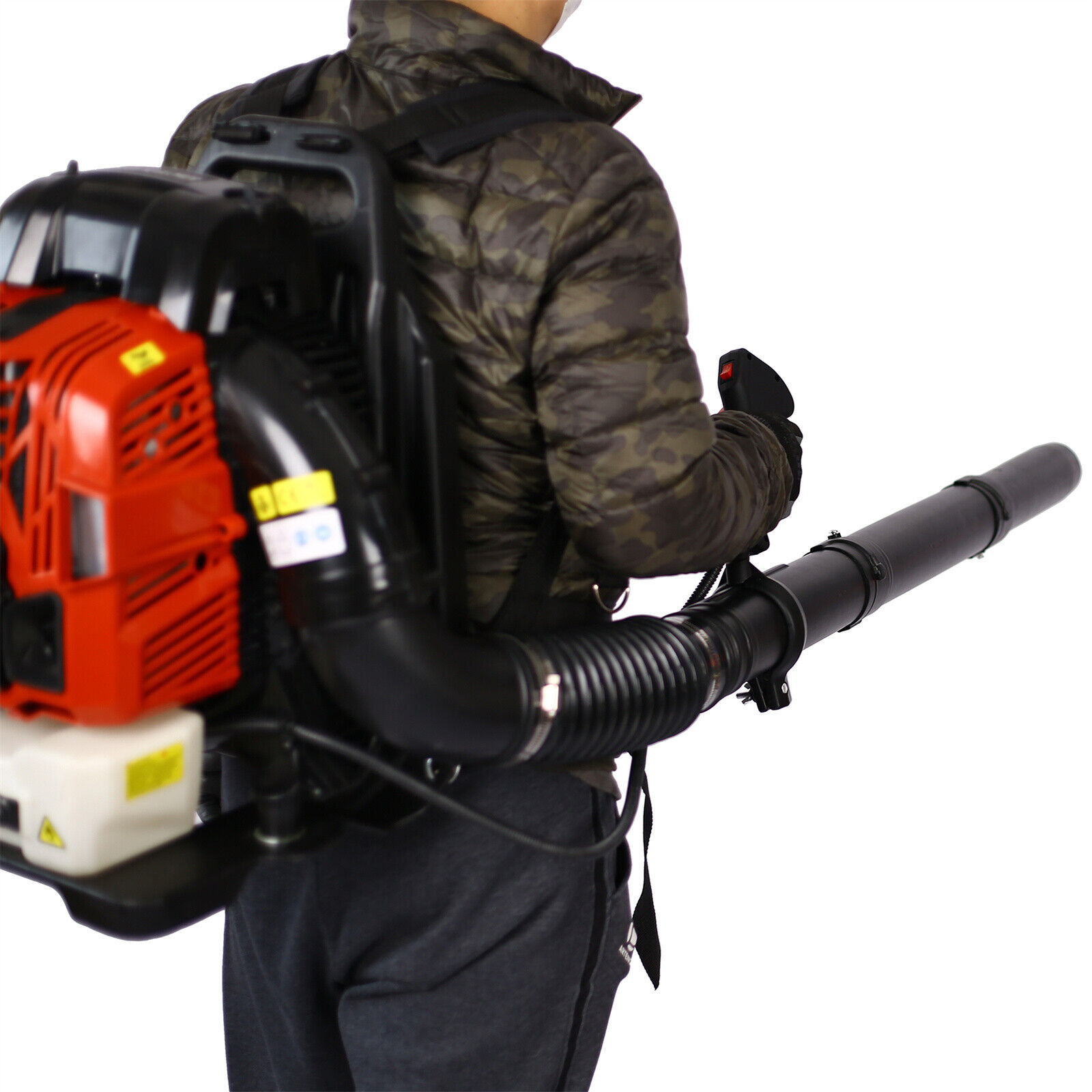 Backpack Leaf Blower 76cc 4 Stroke Gas Leaf Blower 750 CFM Cordless Handheld