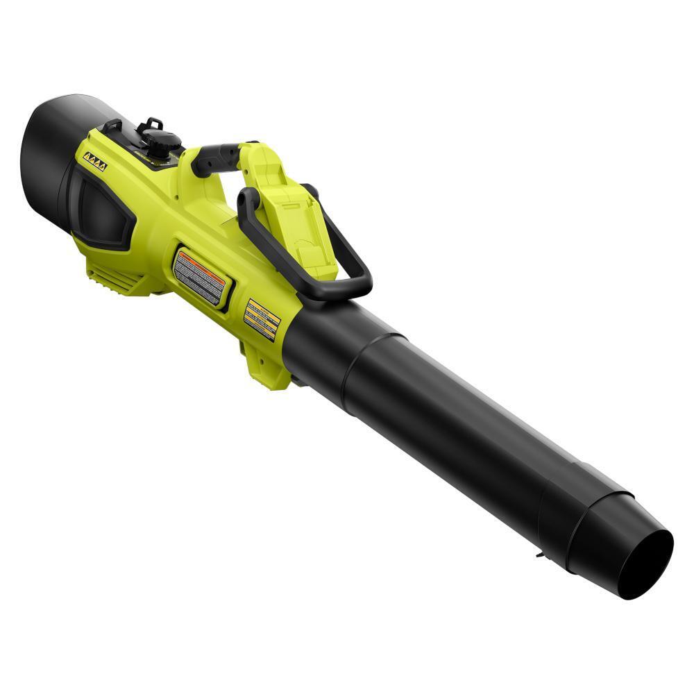 RYOBI 40V HP Brushless 600 CFM Cordless Leaf Blower/Mulcher/Vacuum with (2) 4.0