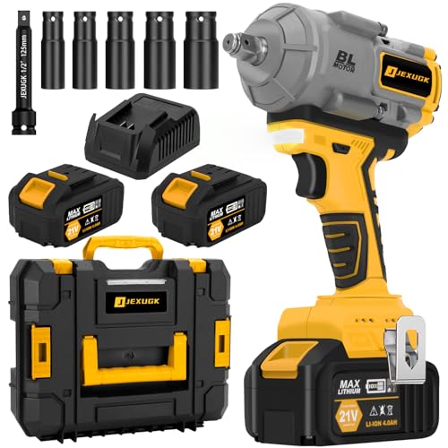 21V Cordless Impact Wrench with High Torque Power