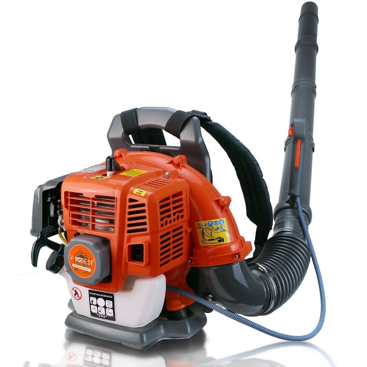Leaf Blower Backpack Gas Powered Snow Blower 550CFM 190MPH 43CC 2-Stroke 1.7HP