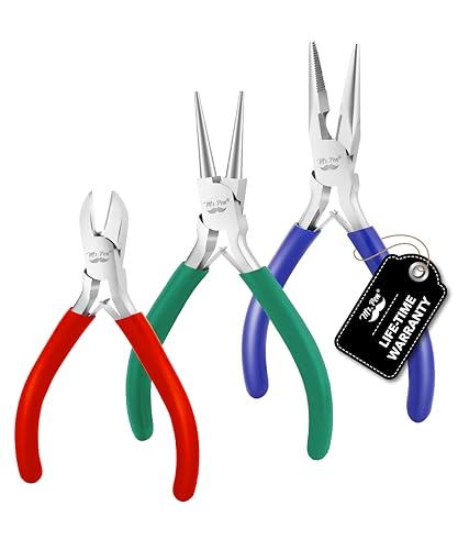 3 Pack Jewelry Making Pliers Set - Craft Kit