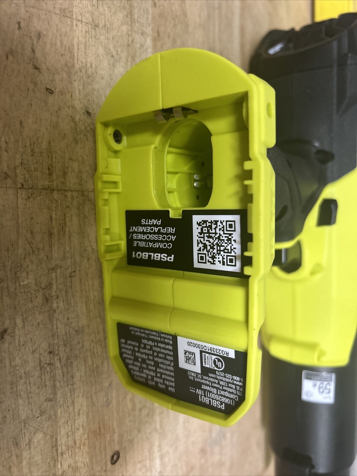 Ryobi One + HP 18V Compact Handheld Blower Job Site Kit PSBLB01K (Tool Only)