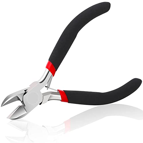Craft wire cutters with flush cutting pliers