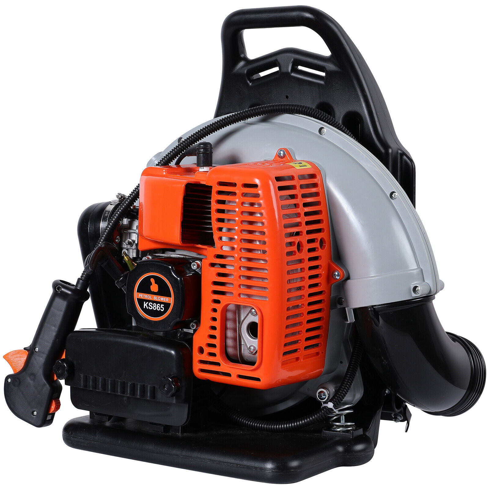 Backpack Leaf Blower Gas Powered Snow Blower 823CFM 300MPH 63CC 2-Stroke 3.6HP