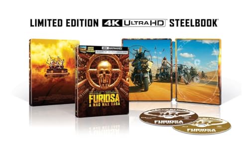 Furiosa: A Mad Max Saga - Limited Edition Steelbook (4K Ultra HD + Digital)