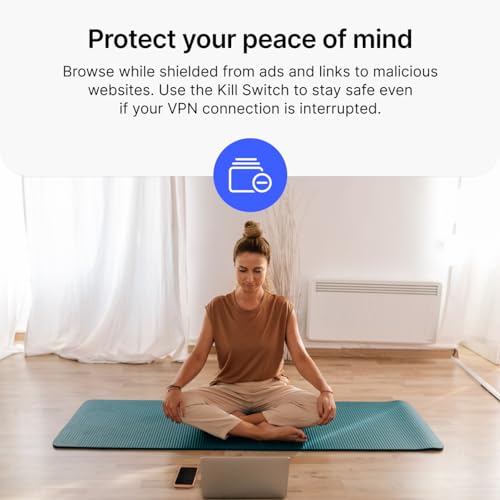 NordVPN Standard – 1-Month - VPN & Cybersecurity Software For 10 Devices – Block Malware, Malicious Links & Ads, Protect Personal Information - PC/Mac/Mobile [Online Code]